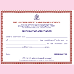 Certificate Single Color