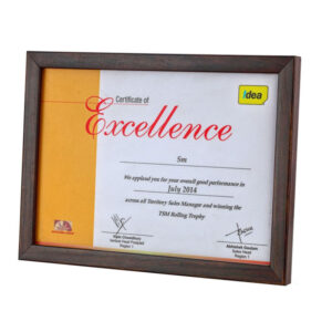 Certificate For Frame All Sizes