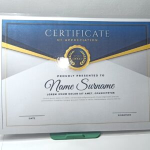 Certificate Lamination